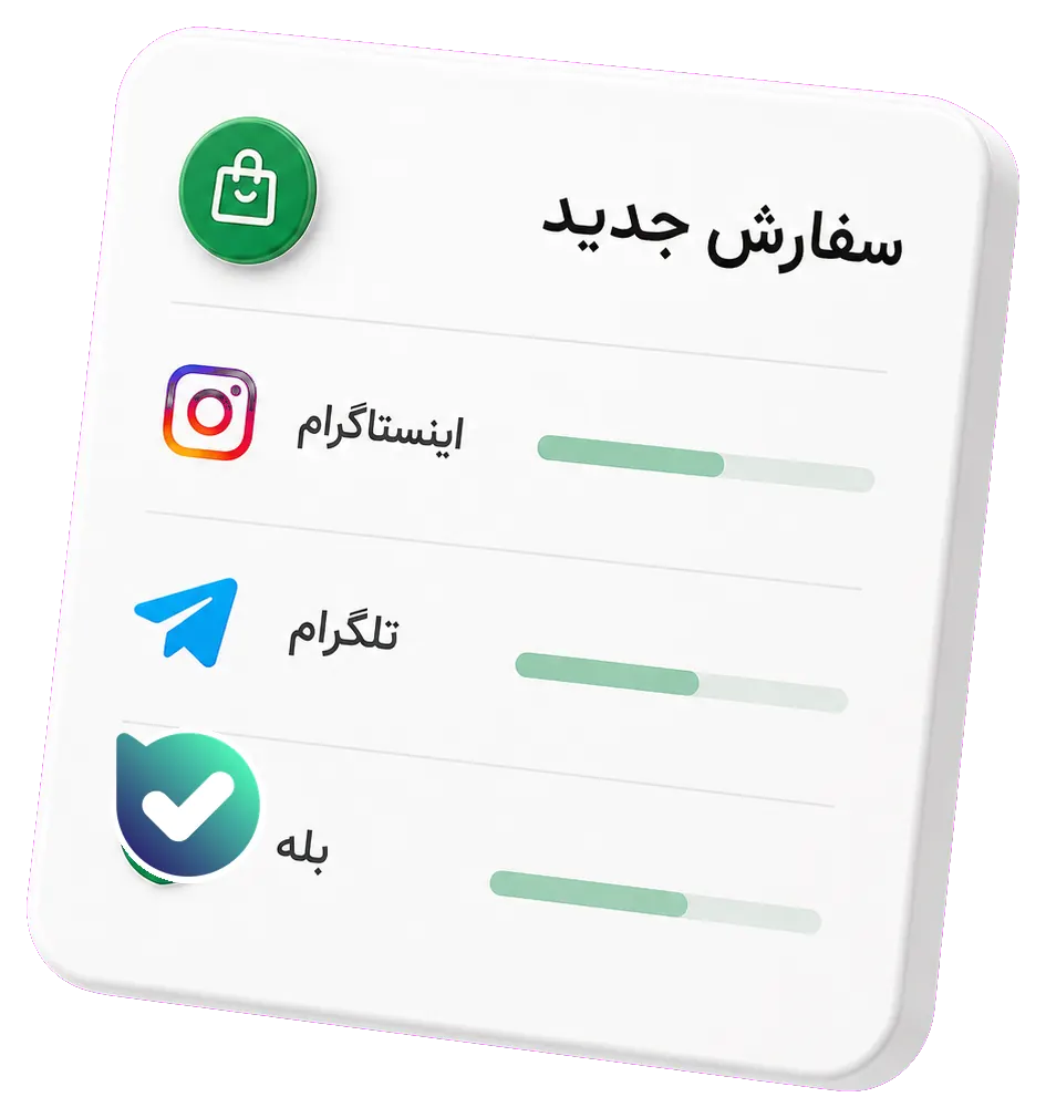 کارت سفارش جدید در پنل یکتابات